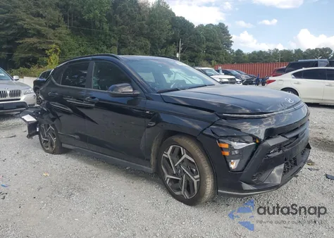 2024 Hyundai Kona N Line из США, поврежденный, VIN KM8HA3A31RU108459